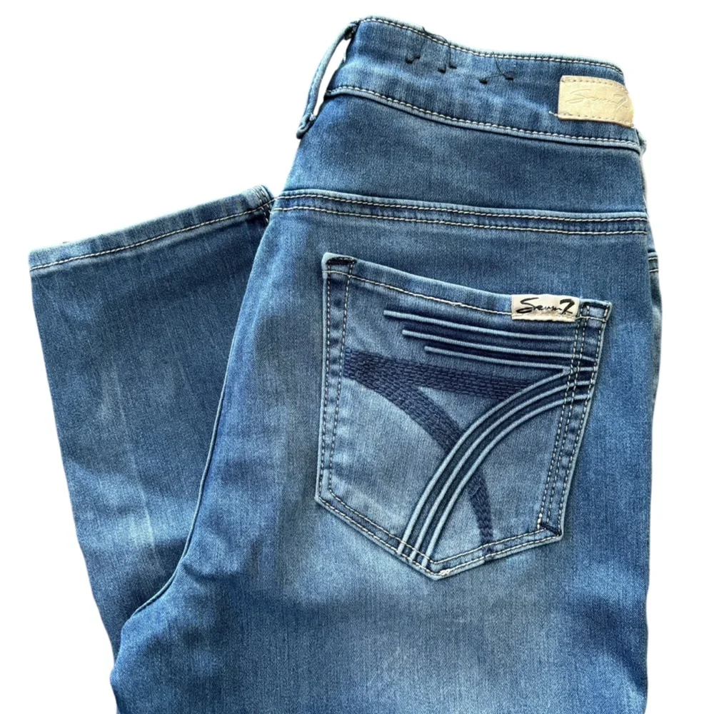 Seven 7 Skinny Ankle Crop Jeans 4 - Picture 1 of 12